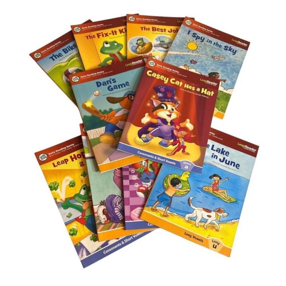 Lot of 10 LeapFrog LeapReader Early Reading Series Books